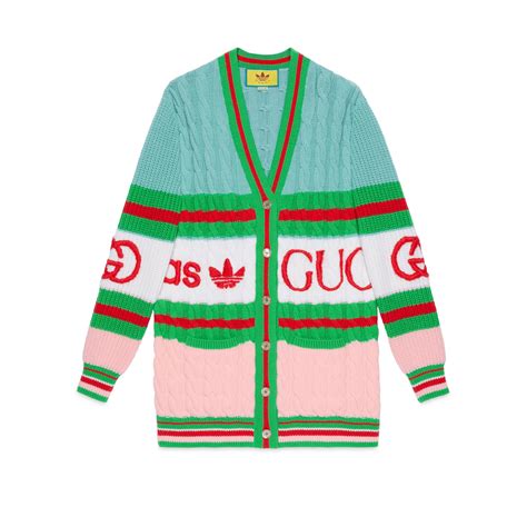 adidas x gucci cardigan|More.